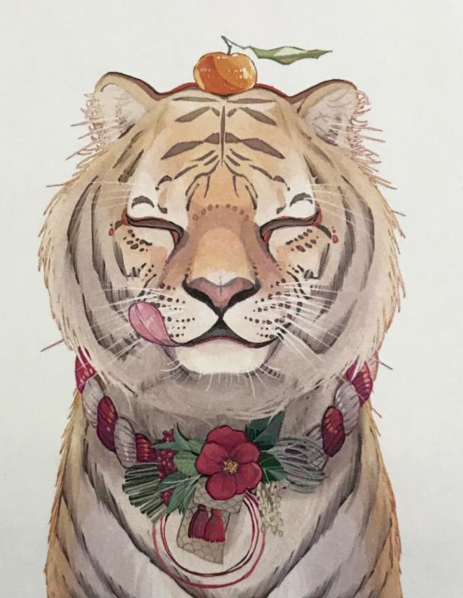 「虎の絵」